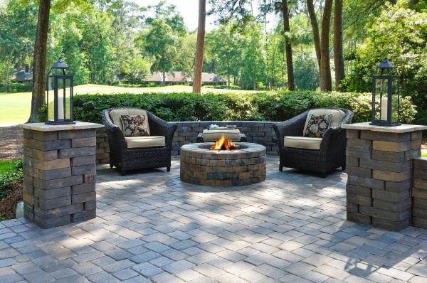 Fire Pit Installation in Shelton
